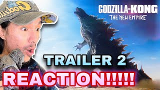 GODZILLA X KONG The New Empire  Official Trailer 2  REACTION [upl. by Dorison497]