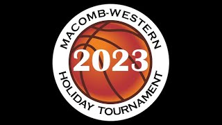 Game 8 2023 MacombWestern Holiday Tournament  MonmouthRoseville vs Illini West [upl. by Brower]