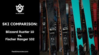 Ski Comparison Blizzard Rustler 10 vs Fischer Ranger 102 [upl. by Airetnahs]