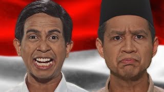 SkinnyIndonesian24  Prabowo VS Jokowi  Epic Rap Battles Of Presidency [upl. by Troc]