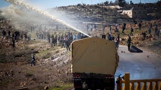 Skunk Cannon Israel sprays putrid liquid to Control Riots Crowds [upl. by Edgerton493]