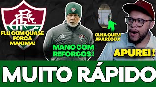 🚨SURPRESA NO TREINO DO FLUMINENSE JOGADOR FOI FLAGRADO NINGUEM ESPERAVA MANO COM REFORÇOS E MAIS [upl. by Ed]