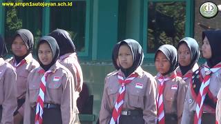 Apel Perdana Latihan Rutin Pramuka Kelas 7 di SMPN 1 SUTOJAYAN 1080 [upl. by Llerref]