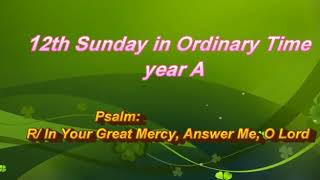 In Your Great Mercy answer me I Lord [upl. by Solberg]