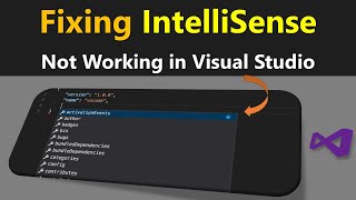 Fixed IntelliSense is Not Working in Visual Studio  Suggestions not working in Visual Studio [upl. by Arakal]