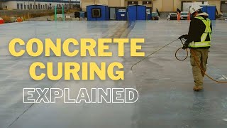 Why Curing of Concrete is Important Concrete Curing Process [upl. by Anewor887]