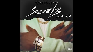 Maleek Berry – Secrets Official Lyric Video [upl. by Stepha]