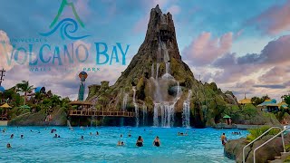 Volcano Bay FULL TOUR amp REVIEW You have to see the drop slides [upl. by Ediva231]