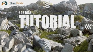 Cliff stones landscape tutorial 3ds max fstorm render animation [upl. by Marcoux508]