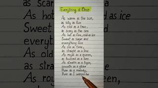 everything at once lyrics [upl. by Eradis]