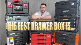 THE BEST MODULAR TOOLBOX DRAWERS Packout vs Stacktech vs MODbox vs Stackpack vs Dewalt AND MORE [upl. by Conah]