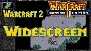 How to play Warcraft 2 in widescreen Widescreen Patch amp Wargus [upl. by Lysander]