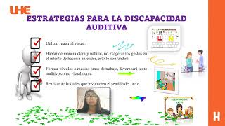 Estrategias para la Discapacidad Auditiva [upl. by Tatum]