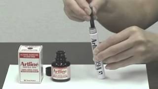 How to Refill Artline Ink for Whiteboard Markers [upl. by Gerri]