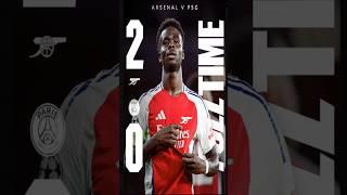 Arsenal vs PSG 20 highlights arsenal psg championsleague [upl. by Charlotte]