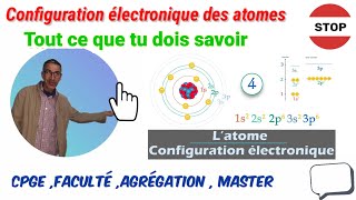 La configuration électronique des atomes  Ce quil faut savoirCPGE Master Faculté Agrégation [upl. by Queri]