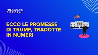 Ecco le promesse di Trump tradotte in numeri [upl. by Emalee]