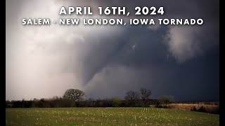 Salem  New London Iowa Tornado Chase  April 16th 2024 [upl. by Ennylyak743]