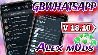 GBWHATSAPP PRO ACTUALIZADO V 1810 AL3X M0DS  SEPTIEMBRE [upl. by Anoyk]