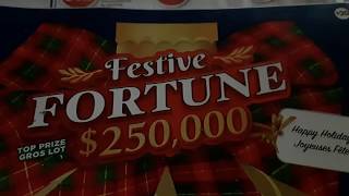 Festive Fortune  New OLG Scratch Ticket for Christmas Holidays  Winner [upl. by Picker]