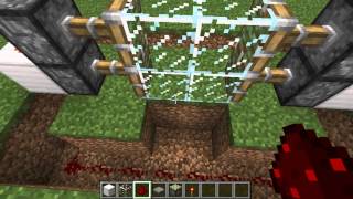 Tutorial Minecraft  Comment faire une porte automatique [upl. by Leumel]