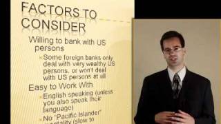 Choosing an Offshore Bank  Offshore Banking [upl. by Iruahs]