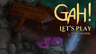 Lets Play Gah  Over the top Funny Fantasy Roguelite about the Fate of Humanity [upl. by Rosenberg]