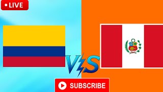 Colombia vs peru Voleibol en vivo  Copa Panamericana 2024 en vivo  voleibol FIBA [upl. by Terra]