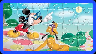 Disney Jigsaw Puzzle Mickey Mouse Clubhouse  Daddy Finger Family Childrens Nursery Rhymes [upl. by Jordans68]