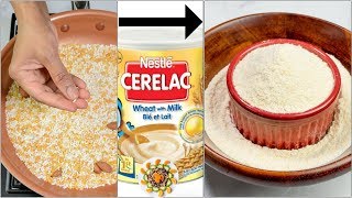 Homemade Cerelac for 6  12 Month Babies  Super Healthy Baby Food for 6 Month old [upl. by Joela]