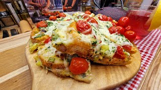 Extra bundáskenyér  csúsztatott bundáskenyér  4 főre 🥘🥖🥓🥚🧅🍕 szokykonyhaja [upl. by Nylhtac]