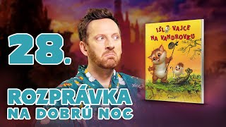 Miro Jaroš rozpráva  O BIELOM HADOVI Rozprávka na dobrú noc 28 [upl. by Ardnasak]