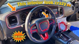 Dashboard Trim amp Interior Mods Install On A Dodge Charger HEMI [upl. by Perseus470]