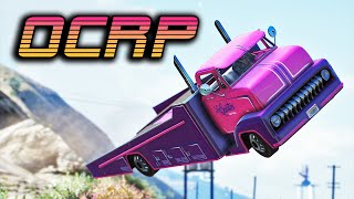 Purple Slam Truck Getaway Challenge in OCRP [upl. by Sharlene512]