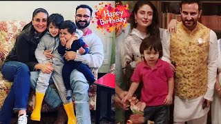 Taimur Ali khan 7th birthday celebration in Pataudi palace with kareena Karisma Saif amp jeh Ali Khan [upl. by Akinam]