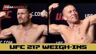 UFC 217 Official WeighIns Michael Bisping vs Georges StPierre [upl. by Myron]