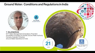 178  Ground Water  Conditions and Regulations in India  Rajendiran T [upl. by Leiser553]