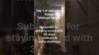 Day 1 of 30 days 30 UnMusicAl song challenge shorts sajni farhansaeed [upl. by Asital]