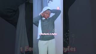 Tuto attache de foulard foulard headwrapstyles tutorial scarf shorts viralvideo [upl. by Aelat345]