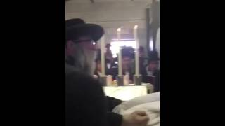 Spinka Rebbe cries at Kever of his father [upl. by Penny]