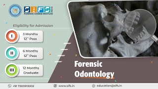 Forensic Odontology  Online Course Sherlock Institute of Forensic Science [upl. by Baggs]