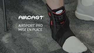 Mise en place de lattelle de cheville Airsport Pro Aircast® [upl. by Avika]