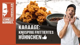 Schnelles Karaage Rezept von Steffen Henssler [upl. by Stets]