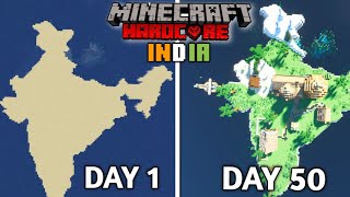 I Survived 50 days on India island in Minecraft hardcore [upl. by Seed]