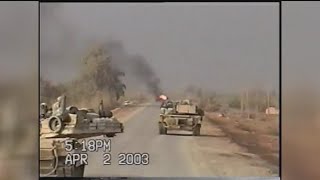 New video shows invasion of Iraq  20 years later [upl. by Ahsilac]