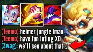 This Teemo trash talks me for playing Heimer jungle so I had to shut him up [upl. by Laidlaw]