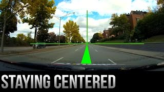 How to Stay Centered in Your Lane  Driving Tips [upl. by Anerbas23]