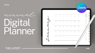 How to Create a Digital Landscape Planner on Canva [upl. by Sprague929]