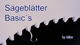 Basiswissen der Sägeblätter für Anfänger [upl. by Arihsat]