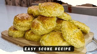 How to bake soft scones  Easy Scones Recipe  Fluffy Scones  South African YouTuber [upl. by Naujal]